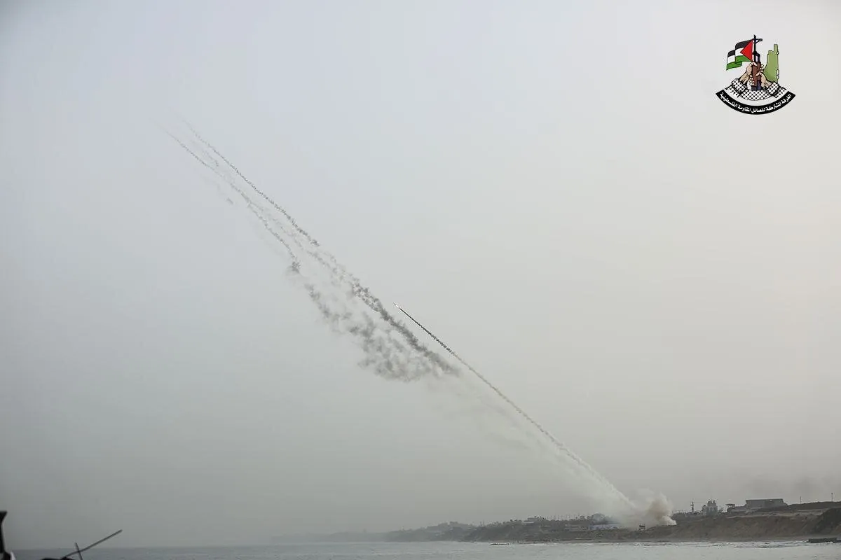 تصاویری از رزمایش الرکن الشدید ۴/ قدرت‌نمایی مقاومت در نوار غزه
