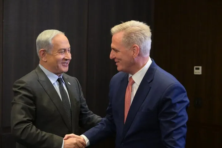 نتانیاهو و هرتزوگ با رئیس مجلس نمایندگان آمریکا دیدار کردند